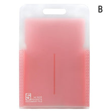 Load image into Gallery viewer, Portable Organ Bag Document Bag File Folder Expanding Wallet 5 Grid  A4 Organizer Paper Holder Office School Supplies Gift