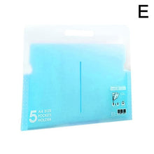 Load image into Gallery viewer, Portable Organ Bag Document Bag File Folder Expanding Wallet 5 Grid  A4 Organizer Paper Holder Office School Supplies Gift