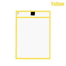 Load image into Gallery viewer, 1PC Reusable Dry Erasable Pockets Transparent Write And Wipe Drawing Board Dry Brush Bag File Pocket For Teaching Kids Pastels