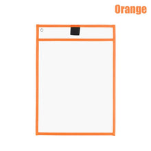 Load image into Gallery viewer, 1PC Reusable Dry Erasable Pockets Transparent Write And Wipe Drawing Board Dry Brush Bag File Pocket For Teaching Kids Pastels