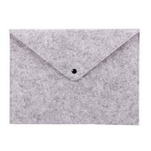 Load image into Gallery viewer, 1PC Simple Solid A4 Big Capacity Document Bag Business Briefcase File Folders Chemical Felt Filing Products Student Gifts