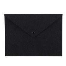 Load image into Gallery viewer, 1PC Simple Solid A4 Big Capacity Document Bag Business Briefcase File Folders Chemical Felt Filing Products Student Gifts
