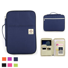 Load image into Gallery viewer, A4 Document Organizer Folder Padfolio Multifunction Business Holder Case for Ipad Bag Office Filing Briefcase Storage Stationery